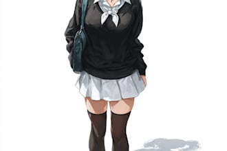 draw anime art, original character