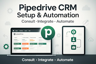 consult, set up, integrate, and automate your pipedrive CRM