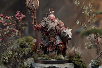 create a warhammer 40k character art