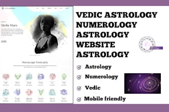build vedic astrology numerology astrology website astrology