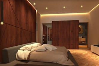 visualize photoreal lakeside retreat,eco lodge render,wood facade,3ds max corona