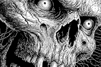 design youtube scary horror thumbnails