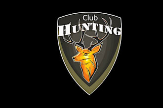 design vintage retro rustic logo for outdoor hunting