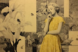make a vintage illustration