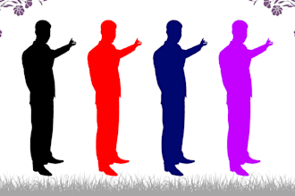 make silhouette image silhouette logo silhouette vector