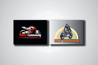 create golf club, motorcycle, equine, horse, automotive logo