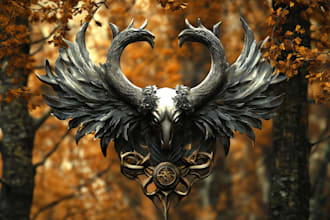 do fantasy game logo and branding