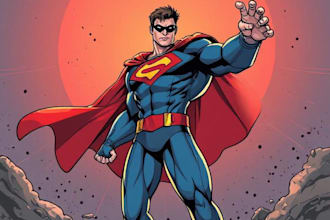 draw an amazing super hero