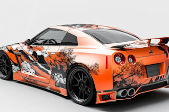 do car wrap, van wrap design vehicle wrap