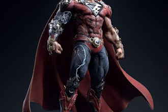 customized you in a superhero famous character