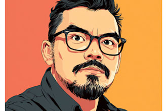 draw cartoon vector portrait or illustration