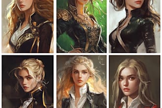 draw fantasy illustrations, concept art, and card game art