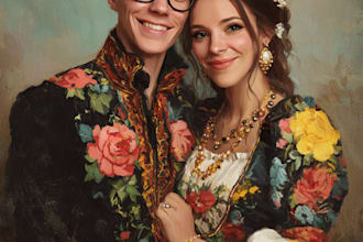 do a beautiful couple portrait