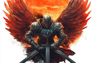 design a fantasy rpg logo dnd image for you
