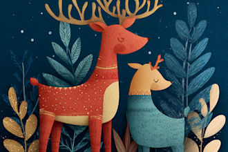 create a custom christmas card