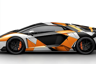 awesome car wrap design and vehicle wrap design