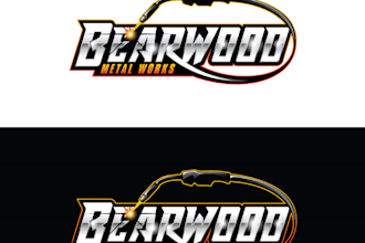 do modern professional super metal logo design
