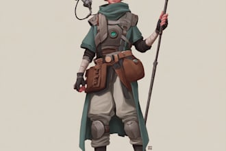 draw concepts for sci fi and fantasy weapons