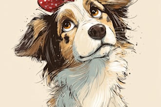 design custom disney pet portrait