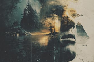 draw detailed album cover, ep, and album art