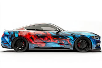 do a car wrap, van wrap,design