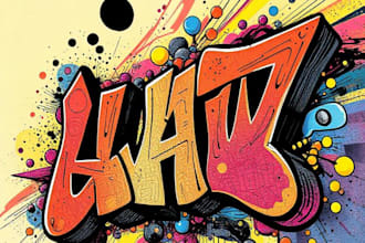 do illustration art, graffity, abstract