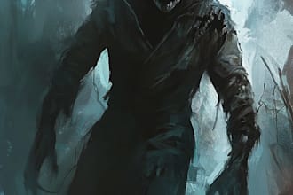 fantasy horror and fantasy horror character