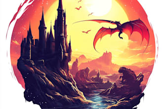 design a fantasy rpg logo