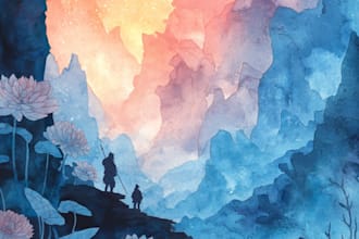 make fantasy background art
