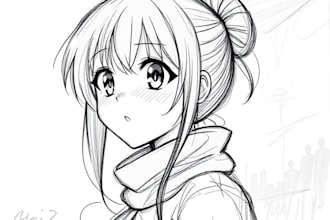 sketch you anime sketch art