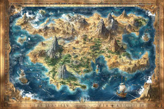 fantasy map design map illustration fantasy map