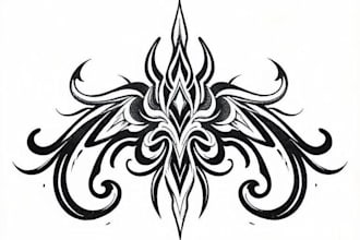 draw for you a custom tribal tattoo design