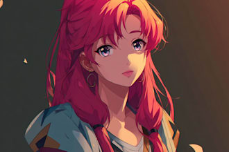 draw anime character for you