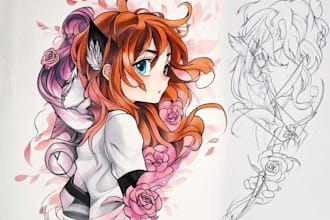 make anime tattoo design
