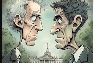 do a political cartoon art