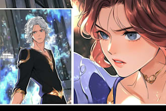do comic style character designs
