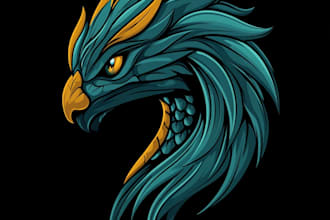 design an fantasy game logo