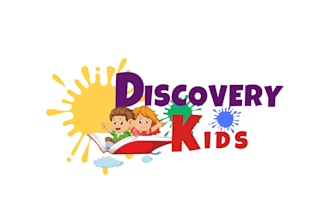 do unique baby shop, childcare, book cover, toys and kids logo design