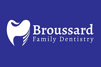 design a modern, creative custom logo for your dental clinic