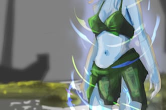 design unique any character art for your story and game