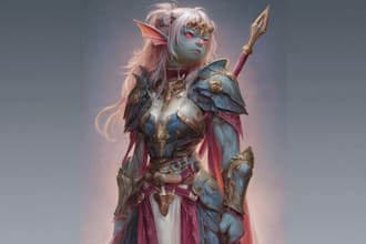 draw a fantasy character rpg character