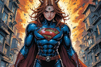 do comics book pages, storyboards, illustrations