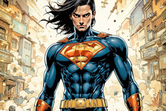 digitally color your manga page, comic and illustration