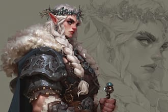 create your fantasy character for your dnd character game