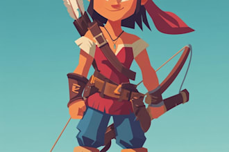 do simple 2d game characters