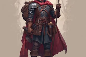 design epic fantasy character artwork