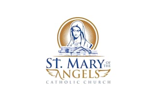 do custom elegant and meaningful catholic church logo design