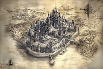 make fantasy world city map dnd campaign map cartographer book novel map design