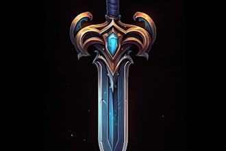 design medieval, fantasy, rpg gaming logo