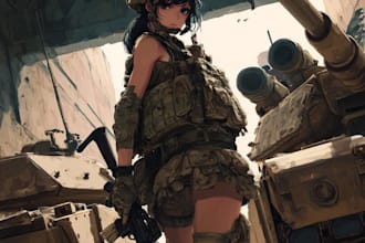 make military themed anime and tactical for you